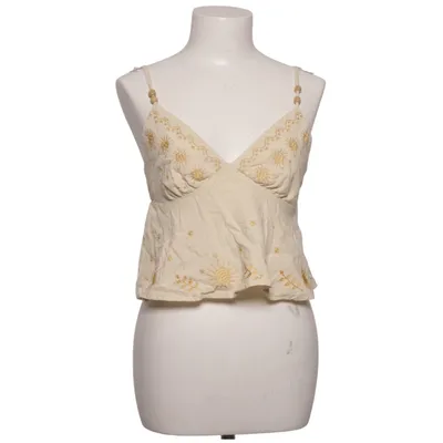 Crop top (Beige) van Romwe Katoen