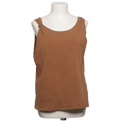 Tank­top (Braun) von Janina Stretch Baumwolle, Elasthan