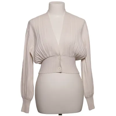 Cardigan (Wit) van Aritzia Katoen, Elastaan, Merinowol, Nylon