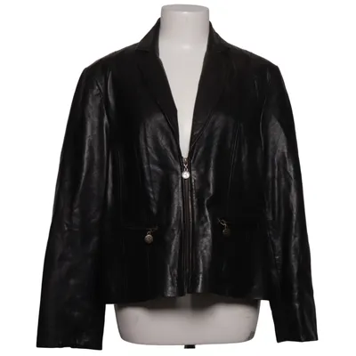 Veste (Noir) de Elton Cuir, Polyester