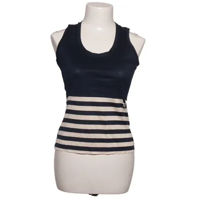 Tank Top (Blue, Beige) from DAKS London Cotton