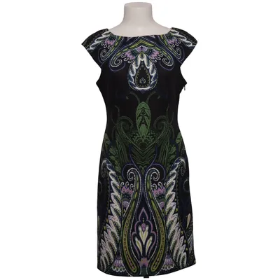 Dress (Black, Blue, Green, Multicolored) from London Times Elastane, Polyester