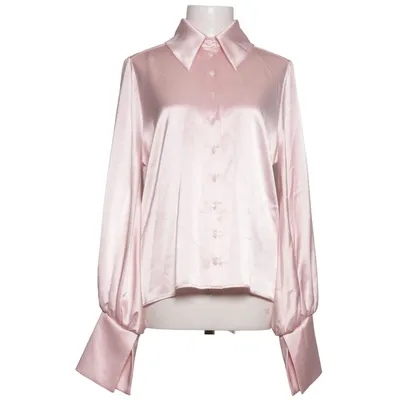 Knytblus (Rosa) från Aéryne Acetat, Polyester