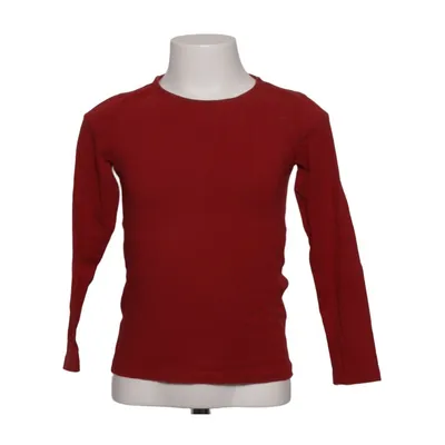 T-shirt à manches longues (Rouge) de H&M Basic Coton, Élasthane