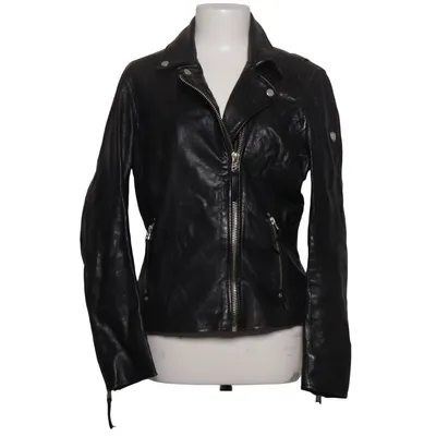 Bikerjacka (Svart) från Gipsy Bomull, Skinn, Polyester