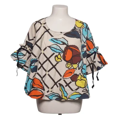 Haut (Blanc, Multicolore) de Tricot Chic Coton, Élasthane