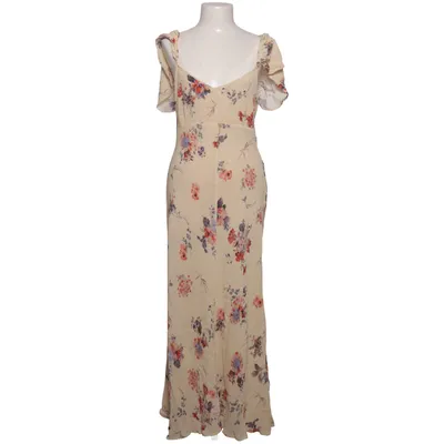Maxi jurk (Beige, Meerkleurig) van Zara Woman Studio