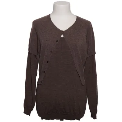 Blouse (Brown) from Rivamonti Alpaca wool, Silk