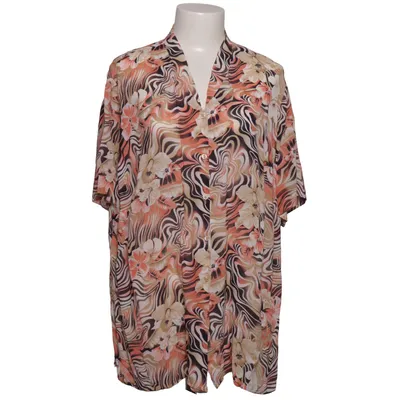 Short sleeve shirt (Beige, Multicolored) from Frankenwälder Viscose