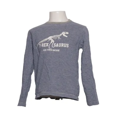 T-shirt à manches longues (Bleu, Gris) de Attention Coton, Viscose