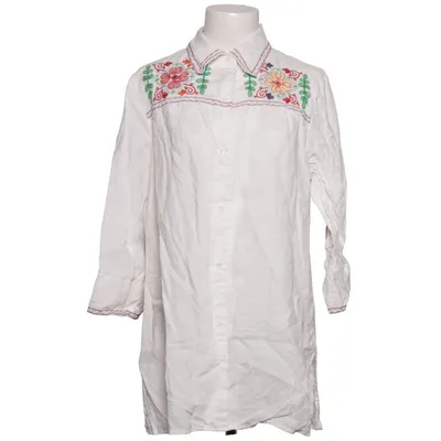 Tunika (Hvid, Flerfarvet) fra Vintage Linned