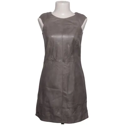 Läderklänning (Grå) från CKS Skinn, Polyester