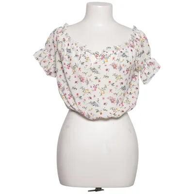 Crop top (White, Multicolored) from Bershka