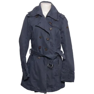 Trenchcoat (Blau) von Dreimaster Baumwolle, Polyester