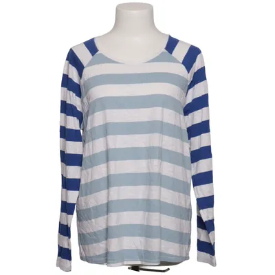 Langærmet t-shirt (Blå, Hvid) fra Boden