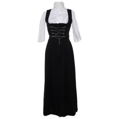 Dirndl (Black, White, Silver) from Hammerschmid Cotton