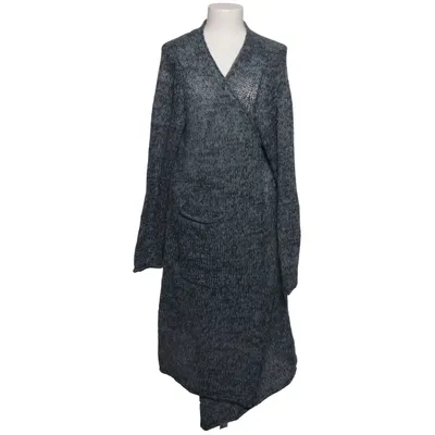 Cardigan (Gray, Blue) from Ulla Popken Acrylic, Polyamide, Wool