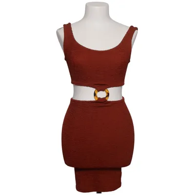 Klänning (Brun) från Hunza G Elastan, Polyamid