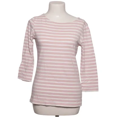 Langærmet t-shirt (Pink, Hvid) fra Munich Freedom Bomuld, Elastan, Modal