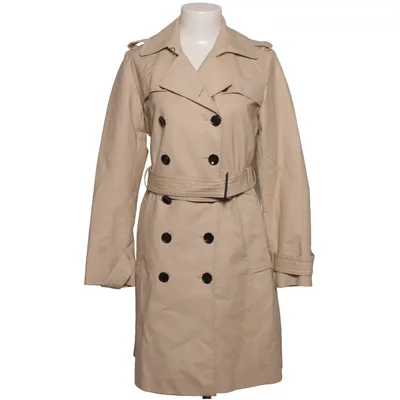 Trenchcoat (Beige) fra Mango Basics Bomuld, Elastan, Polyester