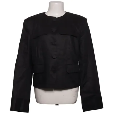 Kavaj (Svart) från H&M Premium Quality Linne, Polyester