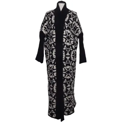 Cardigan (Black, White) from Gwynedds Acrylic, Elastane, Polyamide, Wool