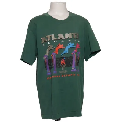 T-shirt (Groen, Meerkleurig) van Hanes Katoen, Polyester