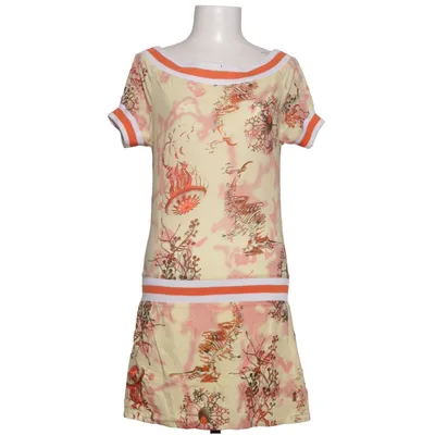 Dress (Yellow, Pink, Multicolored) from Gsus Industries Cotton