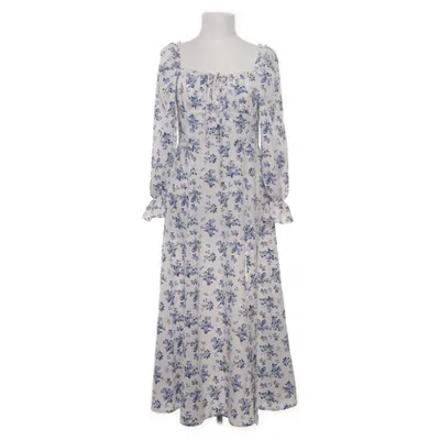 Dress (White, Blue, Multicolored) from Loness Elastane, Polyester