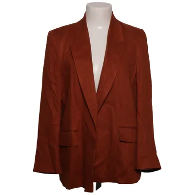 Blazer (Brun) fra Next Petite Bomuld, Linned, Genanvendt polyester, Viscose
