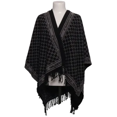 Poncho (Sort, Grå) fra Karl Lagerfeld Uld