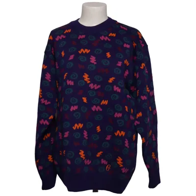 Sweater (Purple, Multicolored) from Conte of Florence Acrylic, Wool