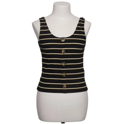 Tanktop  (Sort, Gul) fra ONLY Elastan, Polyester, Viscose