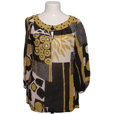 Bluse (Sort, Gul, Hvid) fra Un Jour Ailleurs Bomuld