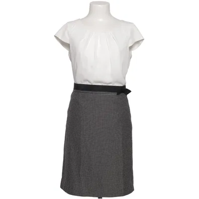 Klänning (Vit, Svart) från Comma Polyester, Viskos