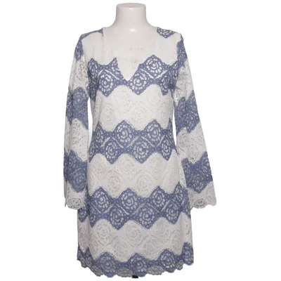 Robe (Bleu, Blanc) de Maille Demoiselle Coton, Polyester