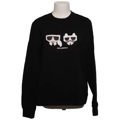 Sweatshirt (Black) from Karl Lagerfeld Organic cotton