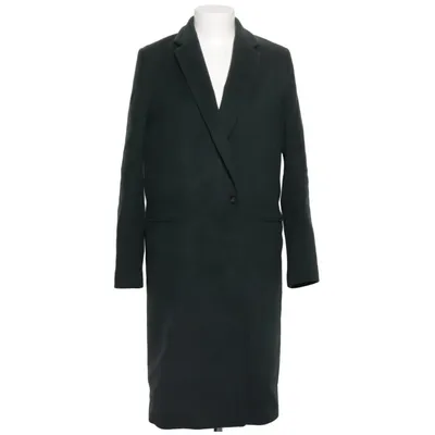Coat (Green) from Claudie Pierlot Cashmere, Polyamide, Viscose, Wool