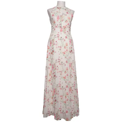 Långklänning (Vit, Flerfärgad) från Apart Glamour Elastan, Polyester