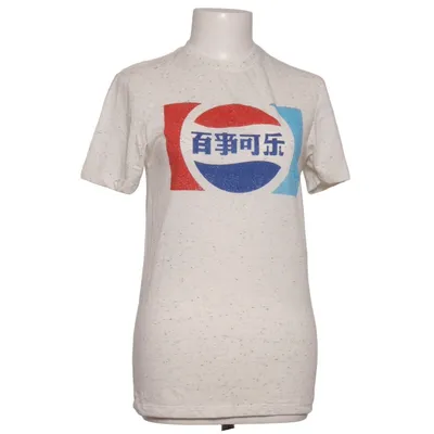 T-shirt (Hvid, Flerfarvet) fra Pepsi Bomuld, Polyester