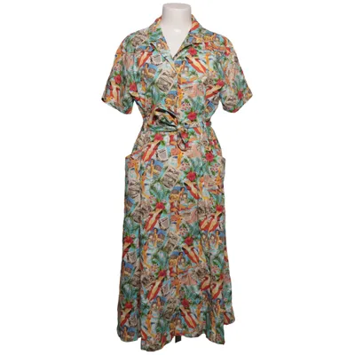 Shirt dress (Blue, Multicolored) from Queen Kerosin Cotton, Viscose