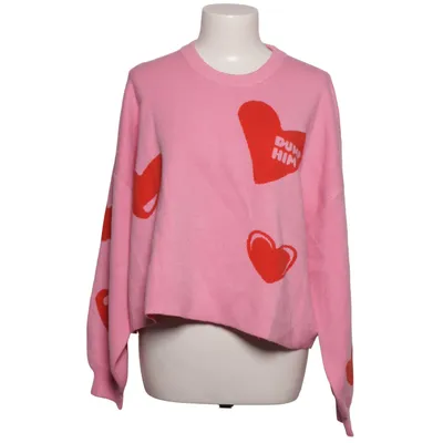 Sweater (Nmshyla L/S O-Neck Statement Knit) fra Noisy May Polyester, Viscose
