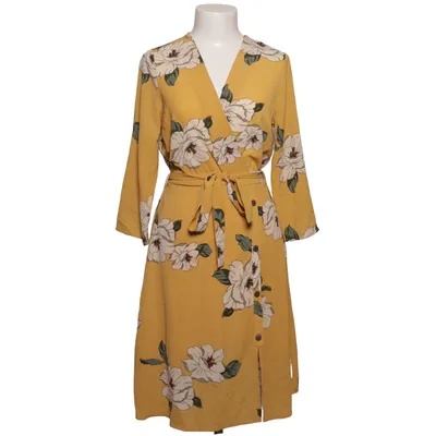 Omlottklänning (Gul, Flerfärgad) från Monteau Elastan, Polyester