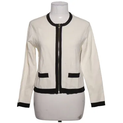 Cardigan (Hvid, Sort) fra Zara Knit Polyamid, Viscose