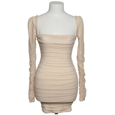 Jurk (Beige) van Oh Polly Elastaan, Polyamide, Polyester