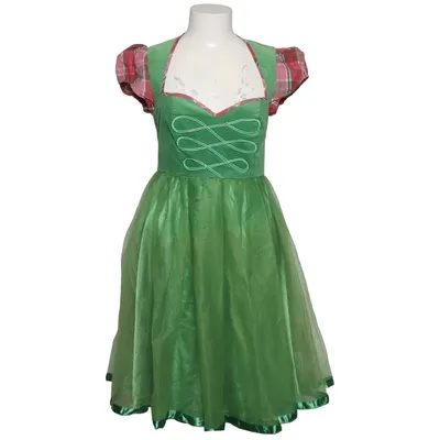 Dirndl (Grön, Röd, Flerfärgad) från Blutsgeschwister Bomull, Elastan, Polyester