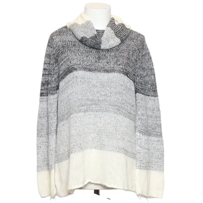 Turtleneck (Gray, White) from Canda Acrylic, Polyester