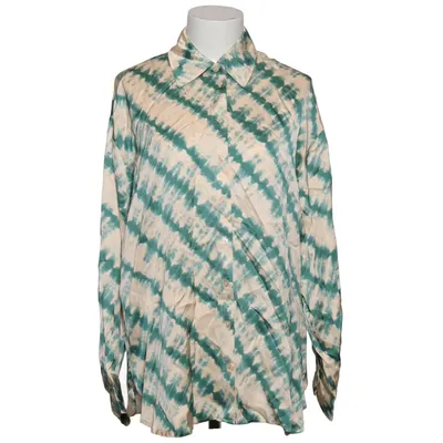 Blus (Grön, Beige) från Edited Viskos