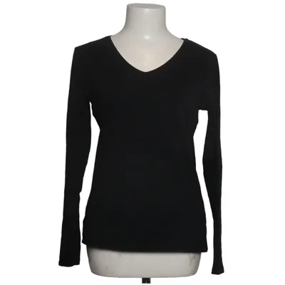 Langærmet t-shirt (Sort) fra The Basics Bomuld, Elastan