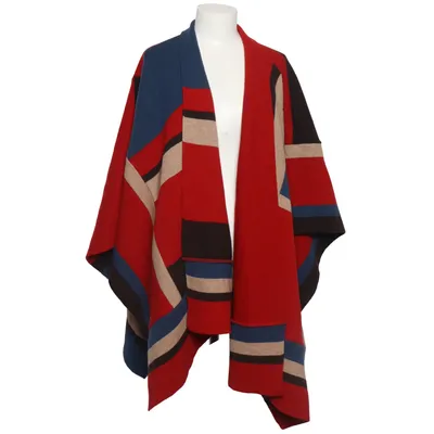 Poncho (Röd, Blå, Flerfärgad) från Koton